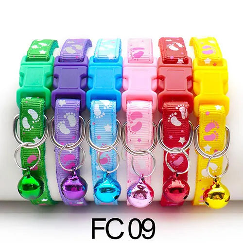 Adjustable Cat Collar with Bell Puppy Kitten Collar Wholesale