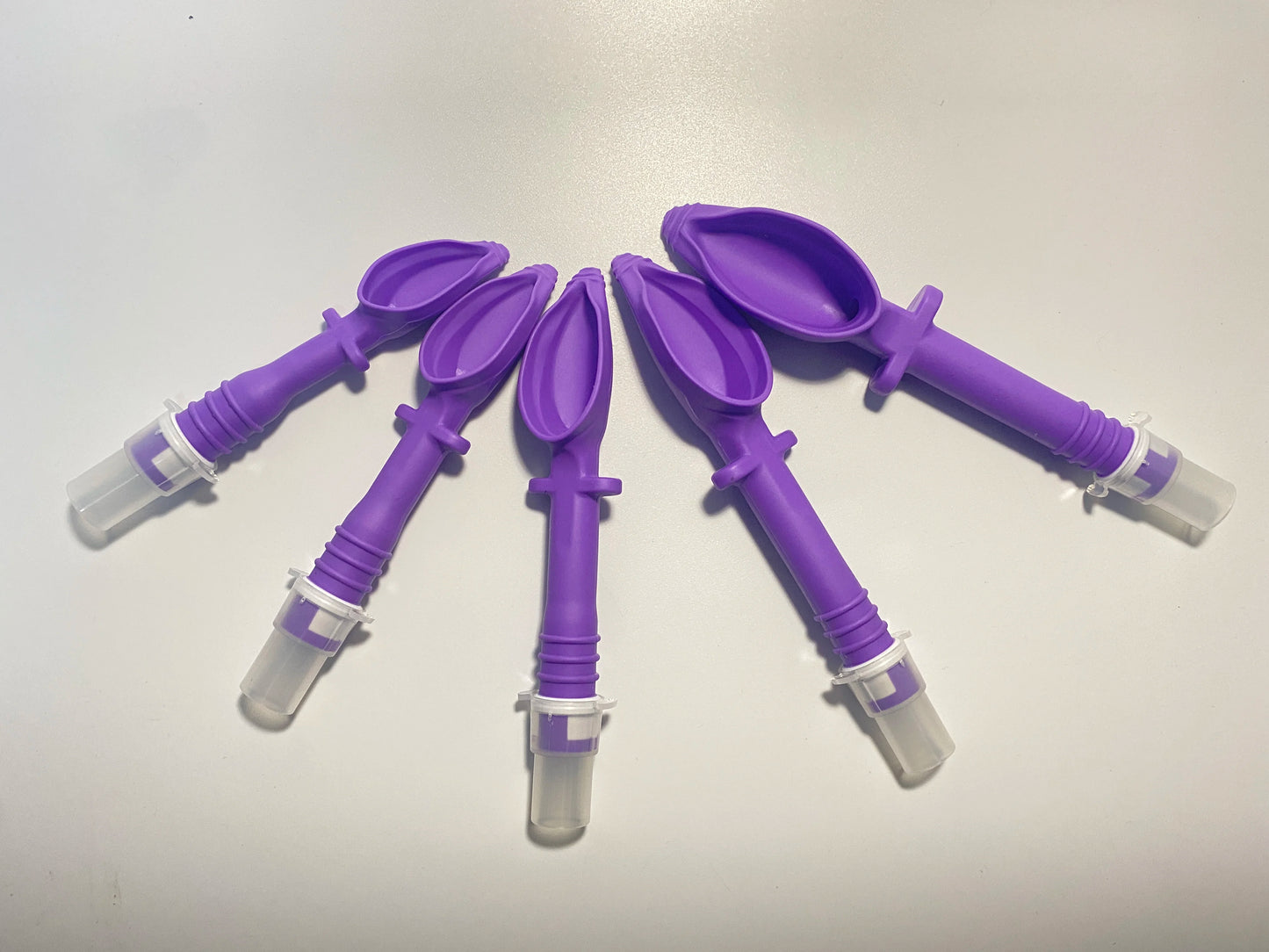 Tubo de intubación ciego para gatos, dispositivo médico de Gel en V suave, tub