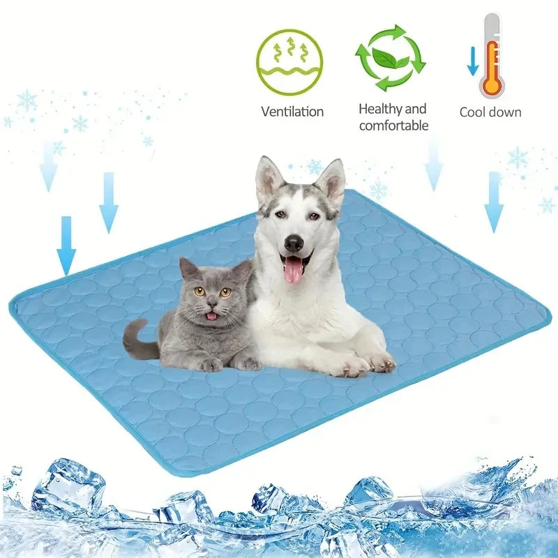 Pet Cooling Mat, Extra Large Cool Bed for Small Dogs