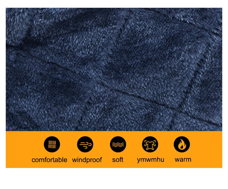 Chaqueta impermeable de felpa para Hombre, abrigo informal de algodón a prueba