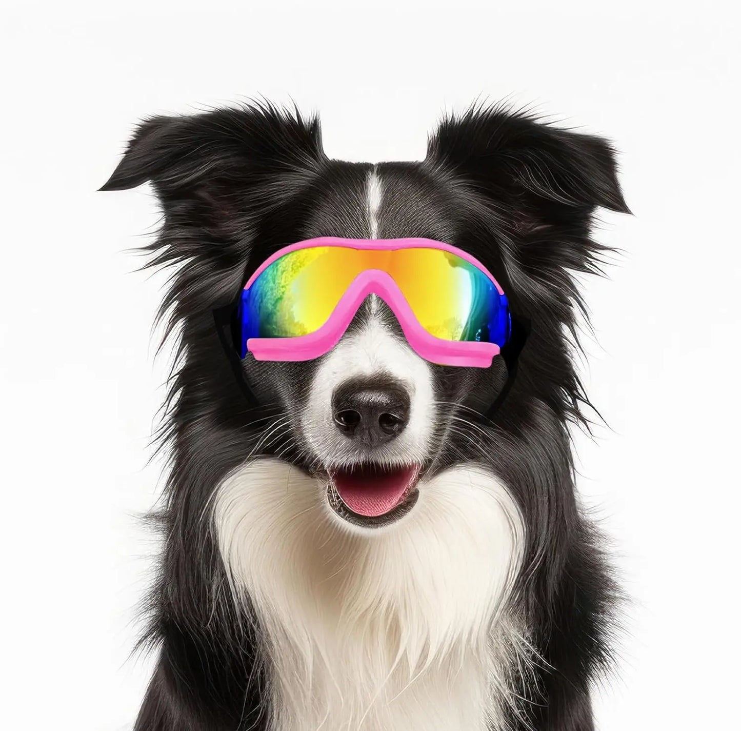Dog Sunglasses, Adjustable Strap for Travel, Ski and Anti-Fog, Goggles