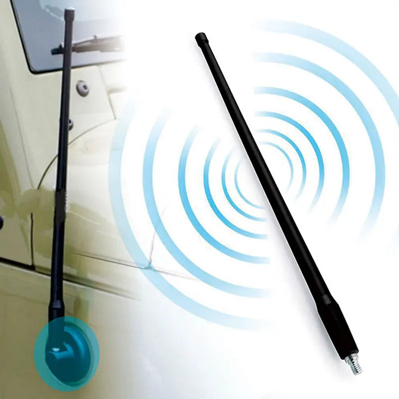 AM FM Radio reflex antenna for Jeep Wrangler, 13", JK JL 2007, 2008, 200