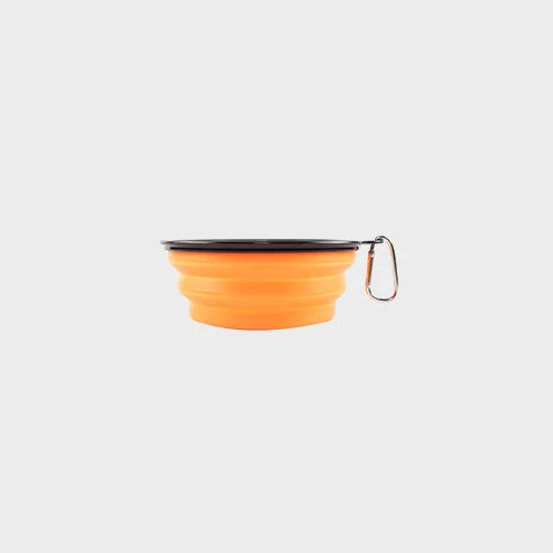 Cuenco de agua plegable de silicona para perros y gatos, cuenco para mascotas, c