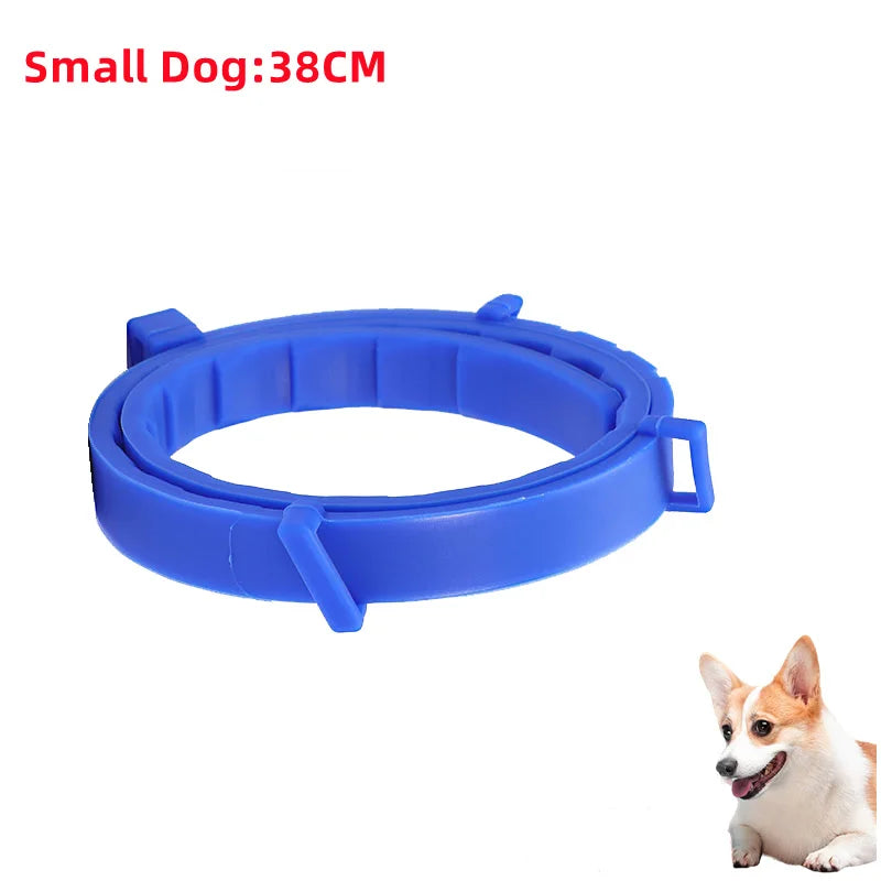 Collar antiparasitario para mascotas, accesorio retráctil de protección para pulgas y garrapatas
