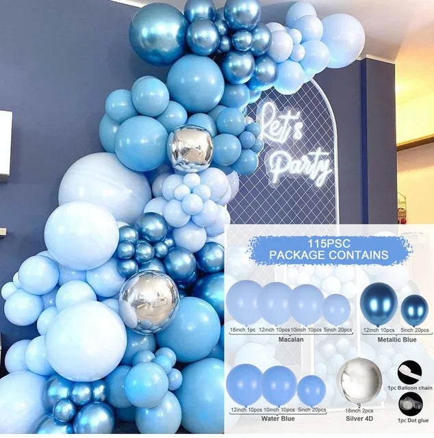 Kit de arco de guirnalda de Globos, decoración de fiesta de cumpleaños, sumini