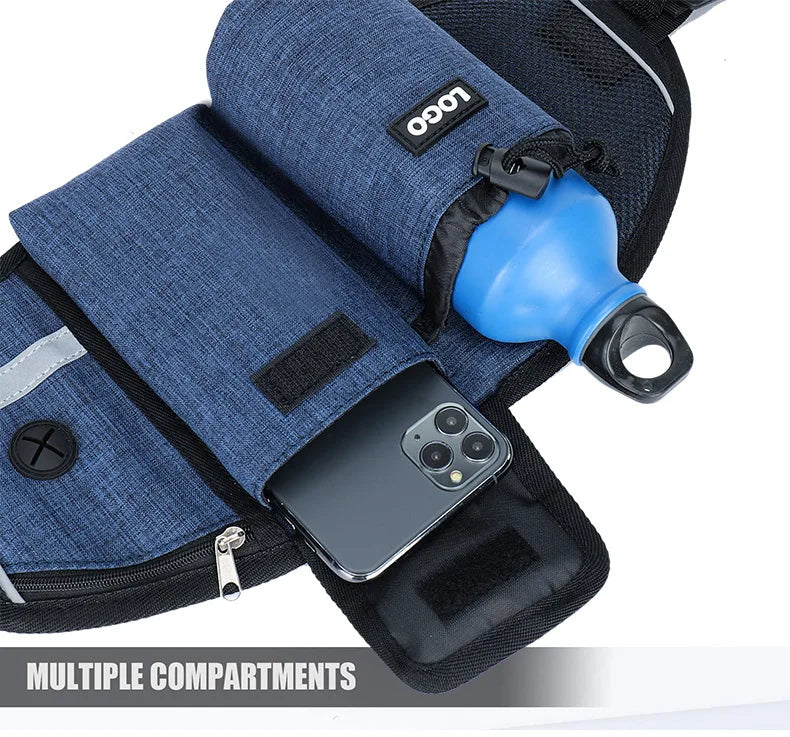 Riñonera de entrenamiento para perros, bolsa de trato para mascotas, deportes m