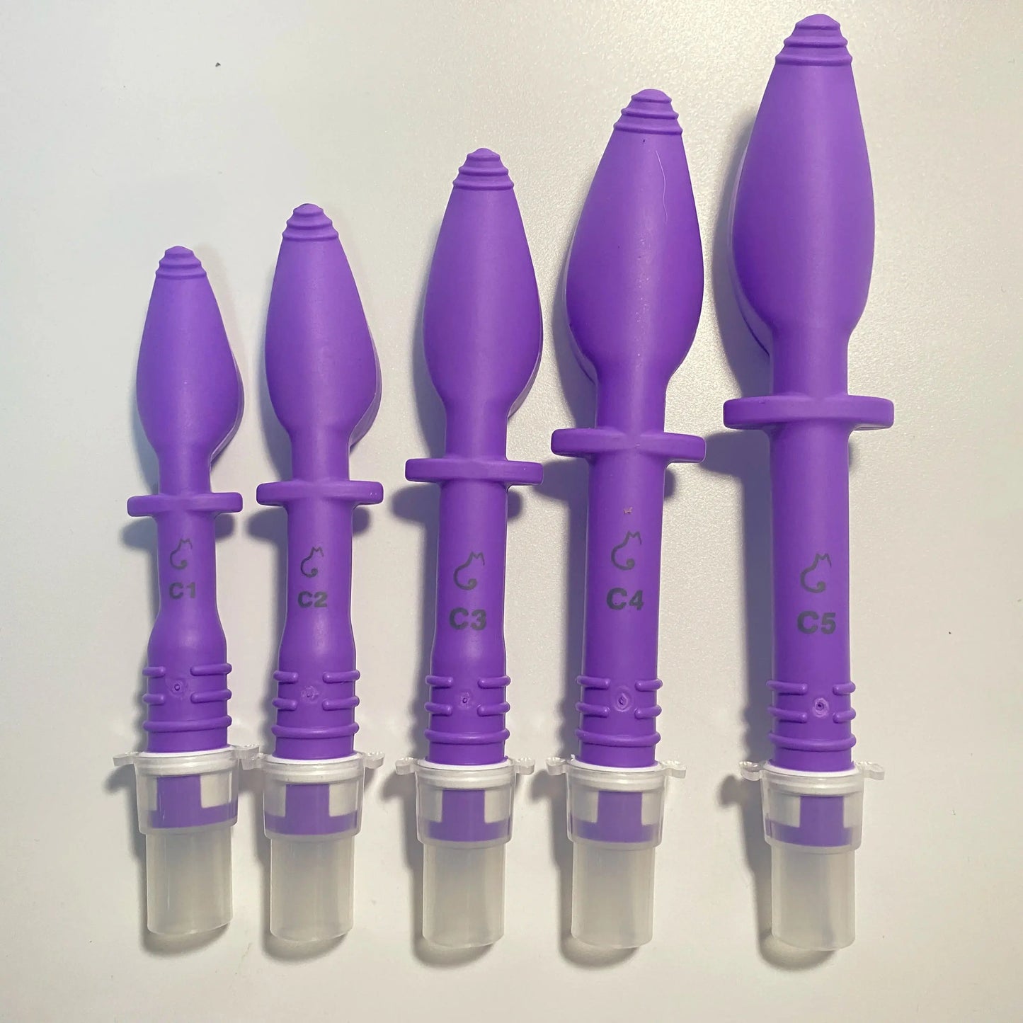 Tubo de intubación ciego para gatos, dispositivo médico de Gel en V suave, tub