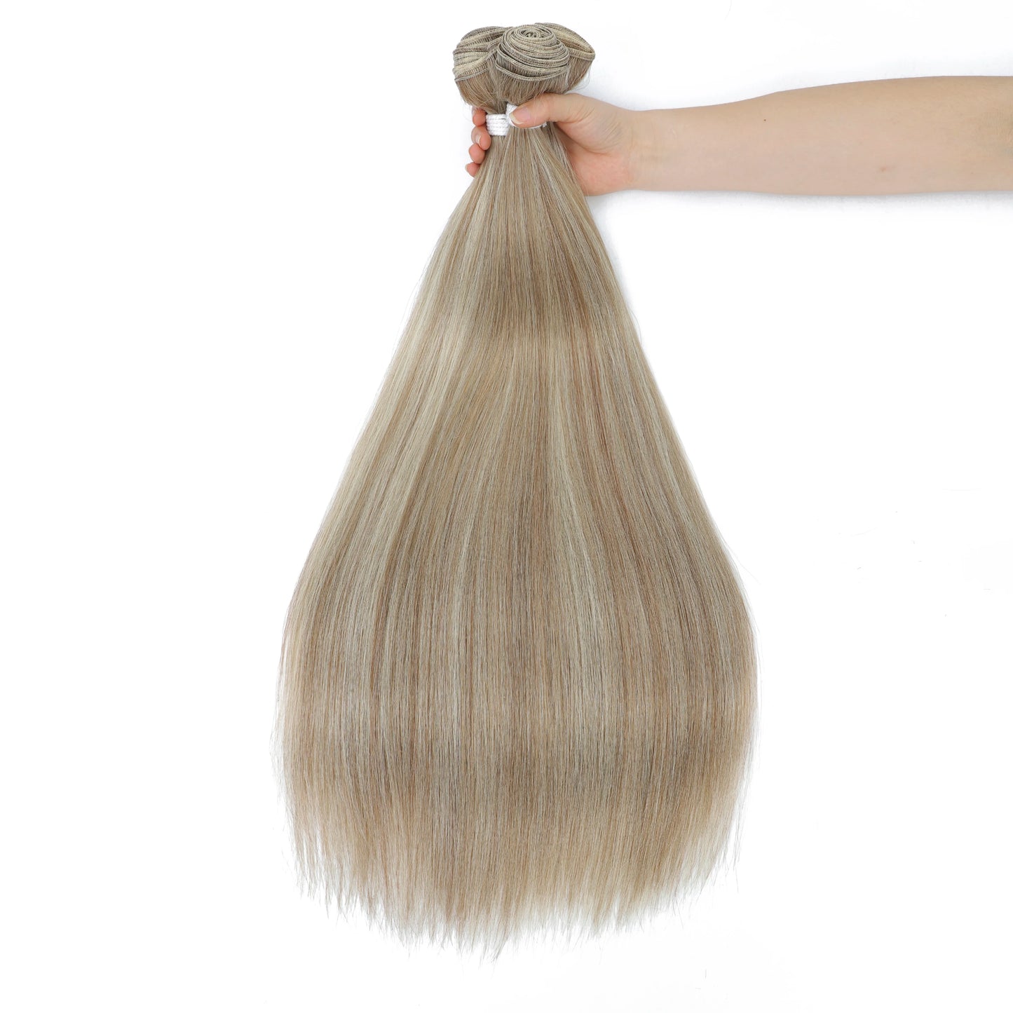Natural Hair Salon Straight Bone Hair Extensions Fiber