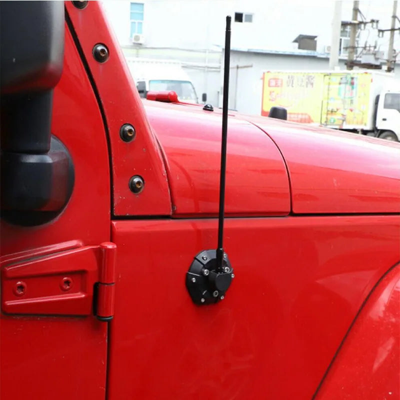 Car Antenna Base Cover for Jeep Wrangler JK JKU JL JT TJ Rub