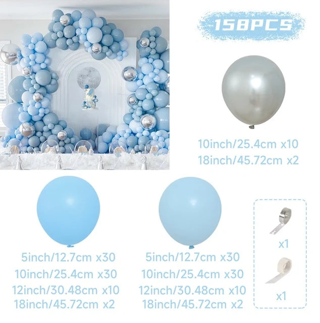 Kit de arco de guirnalda de Globos, decoración de fiesta de cumpleaños, sumini