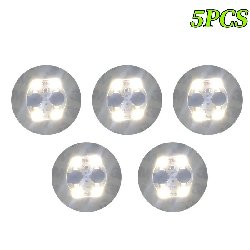 Luces LED para posavasos, decoración luminosa de 5/10/30 piezas para Bar, KTV,
