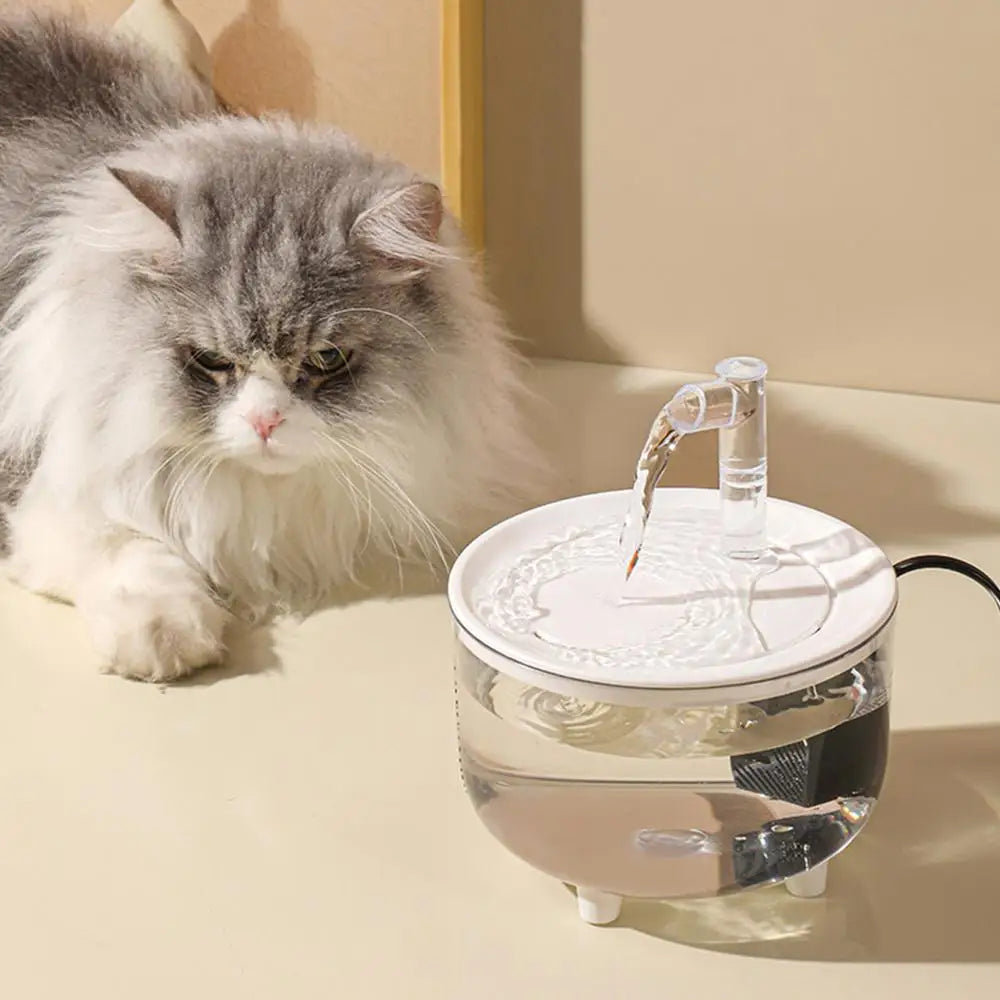 Filtro de fuente de agua automático para gatos, tazón de bebida silencioso eléctrico USB, dispensador de bebidas para mascotas, bebedero para gatos, filtro de agua