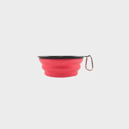 Cuenco de agua plegable de silicona para perros y gatos, cuenco para mascotas, c