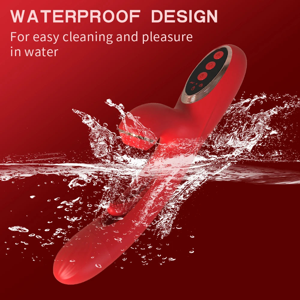 Vibrador con ventosa para mujer, potente juguete sexual, succionador de clítori
