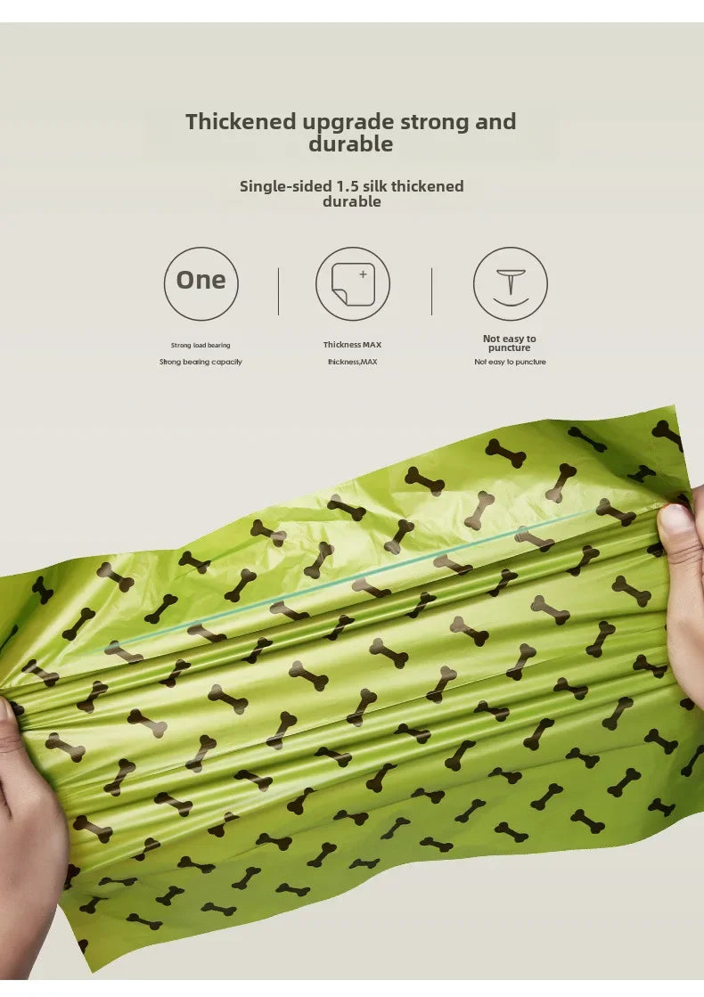 Disposable biodegradable dog poop bags, biodegradable bags