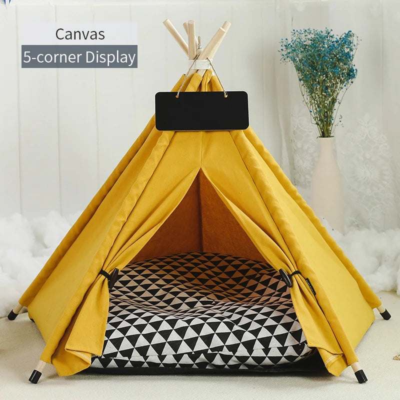 Portable Pet Tent Removable and Washable Dog House