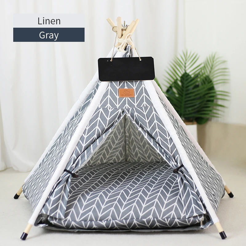 Portable Pet Tent Removable and Washable Dog House