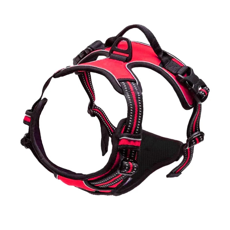 Adjustable Dog Harness Vest with Night Reflective Strip for Small Dogs