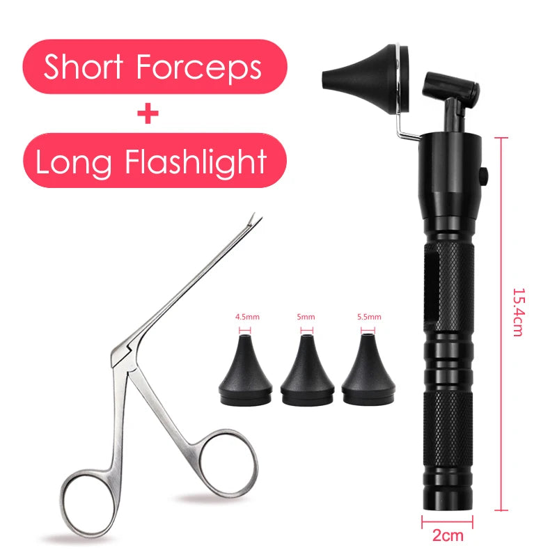 Ear Nose Cleaner Pliers Endoscope Ear Wax Remover