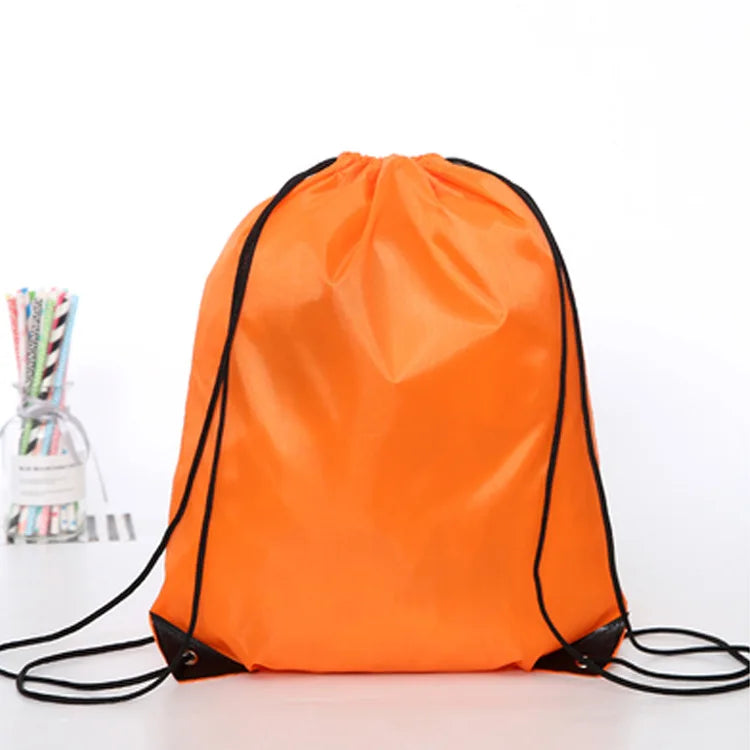 Bolsa de gimnasio impermeable con cordón, mochila de viaje al aire libre DIY, bolsas de compras, natación, baloncesto, Yoga, deportes