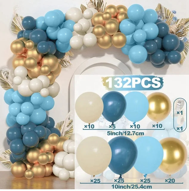 Kit de arco de guirnalda de Globos, decoración de fiesta de cumpleaños, sumini