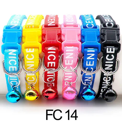 Adjustable Cat Collar with Bell Puppy Kitten Collar Wholesale