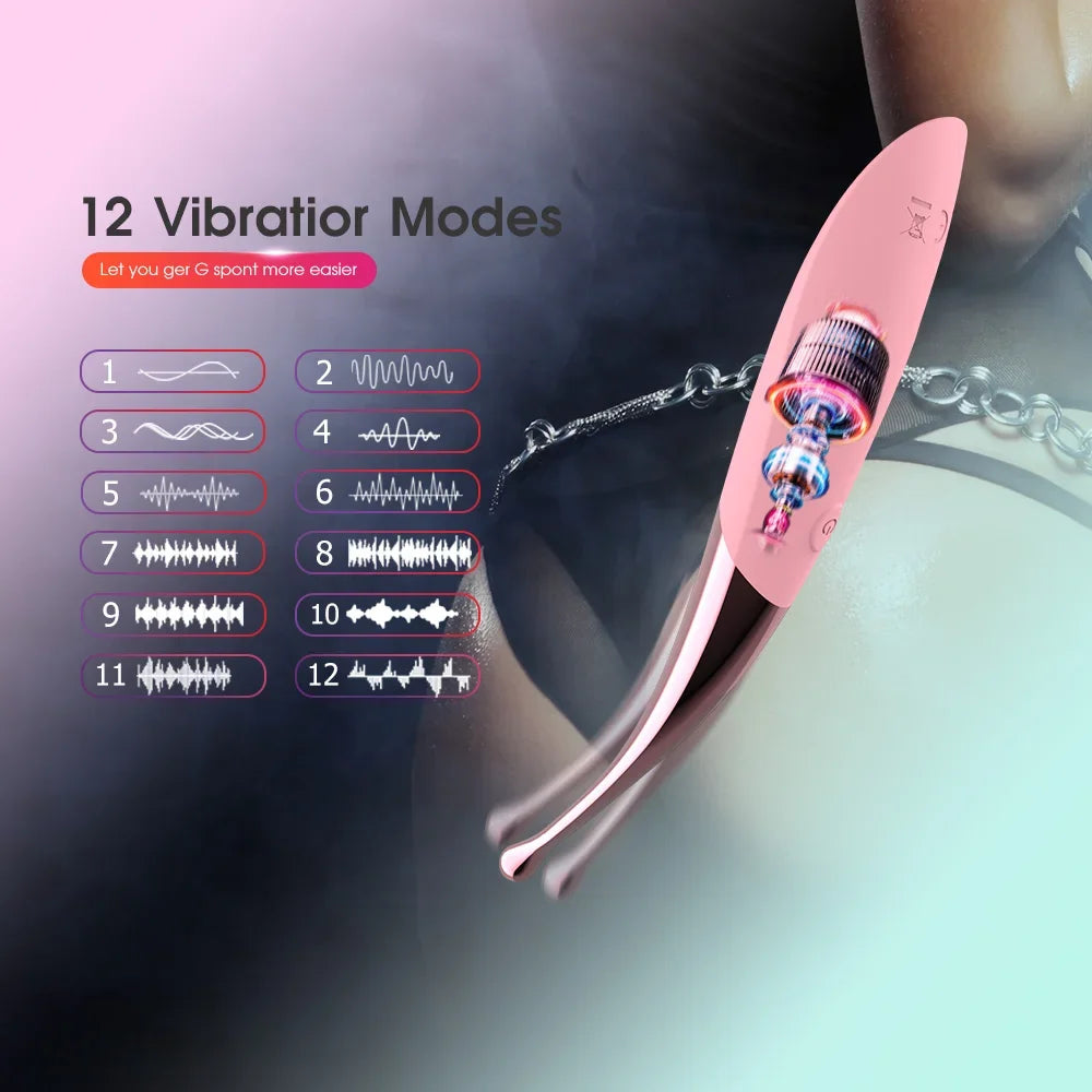 Vibradores potentes de alta frecuencia para mujer, estimulador de clítoris y pe