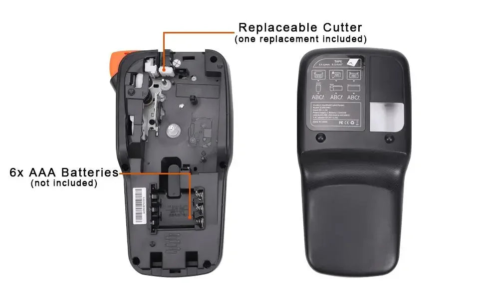 Impresora Industrial E1000 PRO TZ231, fabricante de etiquetas, cinta QWERTY, teclado, símbolos, funciona con tubos termorretráctiles