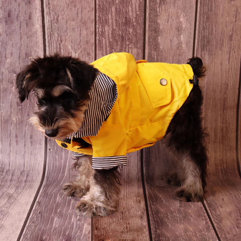 Chubasquero impermeable para perros grandes, chaqueta a prueba de viento para ma