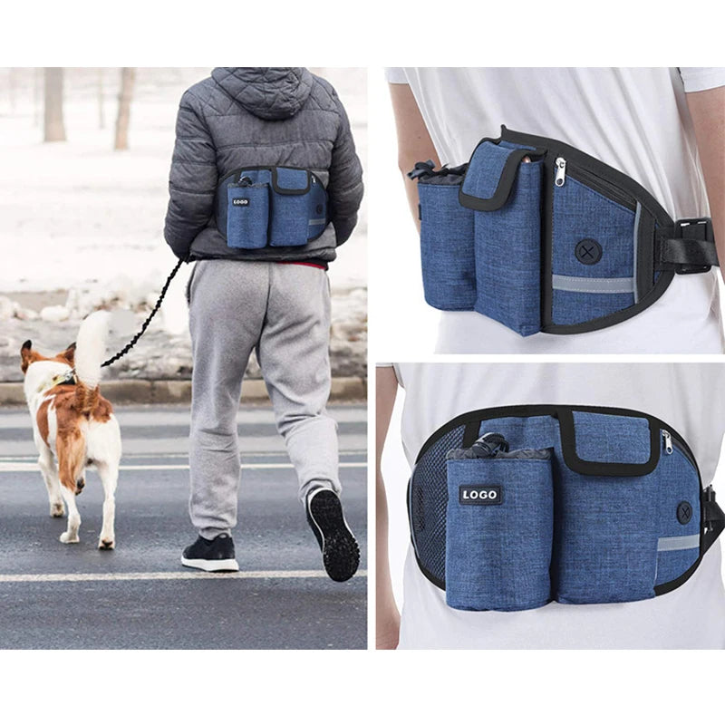 Riñonera de entrenamiento para perros, bolsa de trato para mascotas, deportes m
