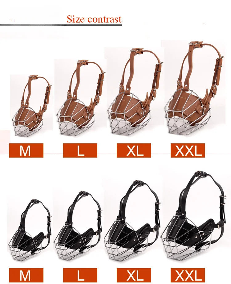 Dog Anti-bite Muzzle Adjustable Breathable Mouth Mask Dog Muzzle
