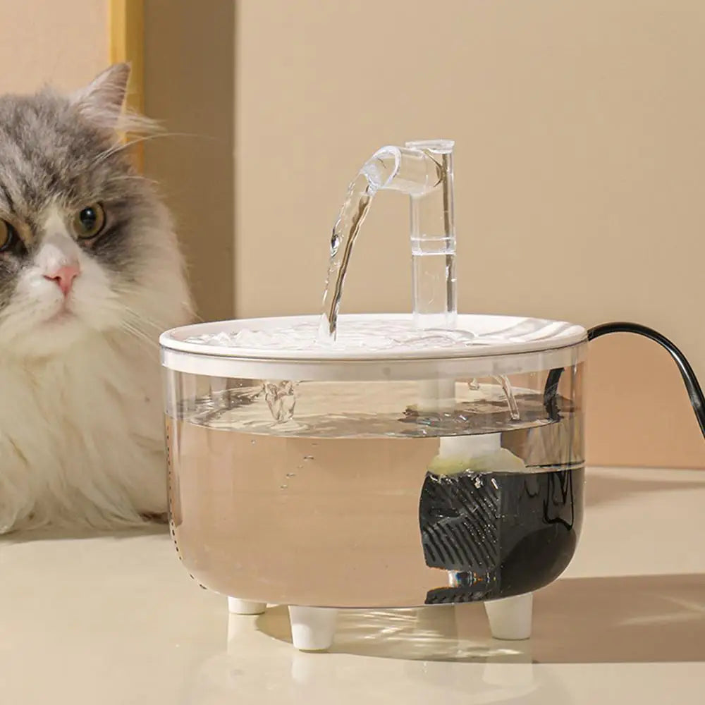 Filtro de fuente de agua automático para gatos, tazón de bebida silencioso eléctrico USB, dispensador de bebidas para mascotas, bebedero para gatos, filtro de agua