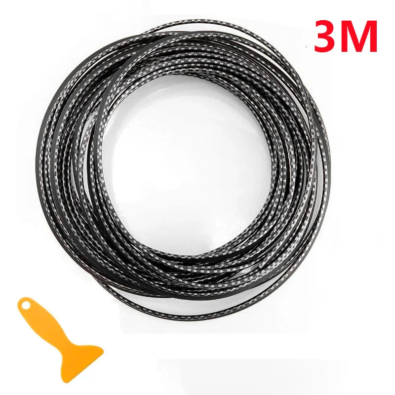 Tiras embellecedoras para Interior de coche, rellenos universales para huecos de
