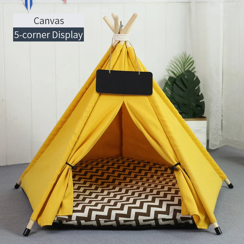Portable Pet Tent Removable and Washable Dog House