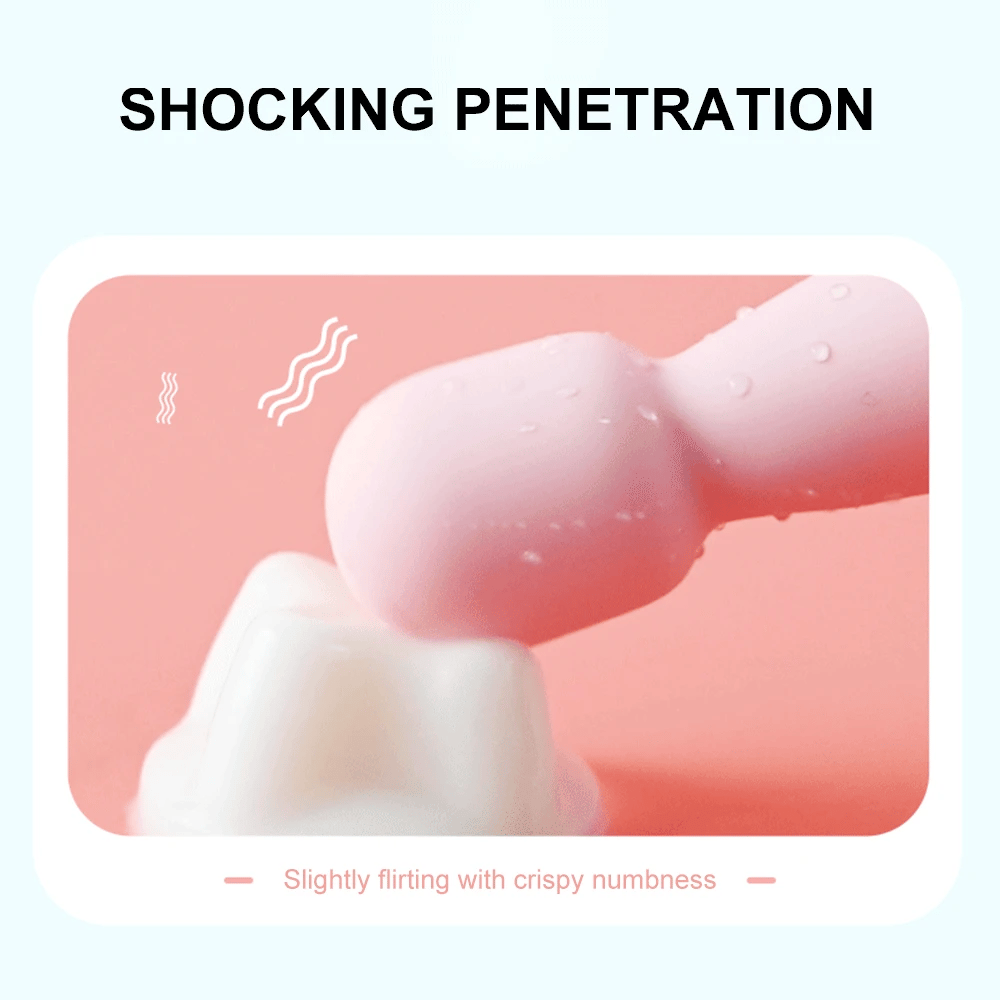 Mini vibrador de vibración fuerte para mujeres y adultos, palo mágico, masajea