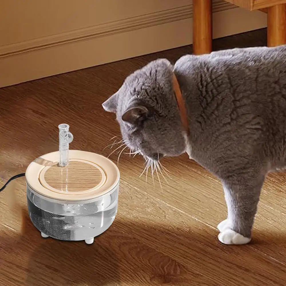 Filtro de fuente de agua automático para gatos, tazón de bebida silencioso eléctrico USB, dispensador de bebidas para mascotas, bebedero para gatos, filtro de agua