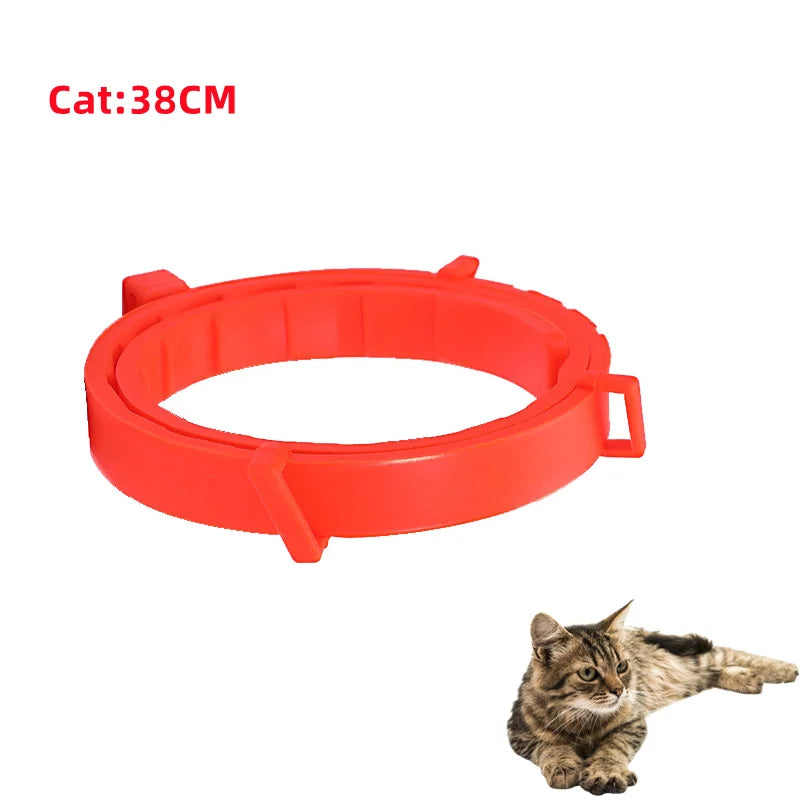 Collar antiparasitario para mascotas, accesorio retráctil de protección para pulgas y garrapatas
