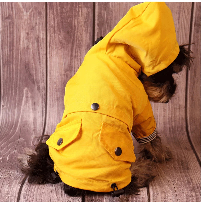 Chubasquero impermeable para perros grandes, chaqueta a prueba de viento para ma