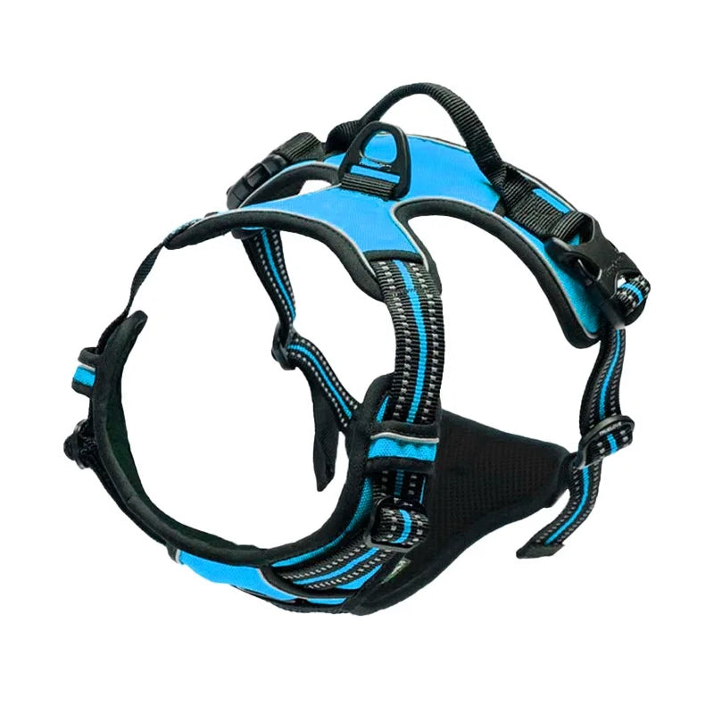 Adjustable Dog Harness Vest with Night Reflective Strip for Small Dogs