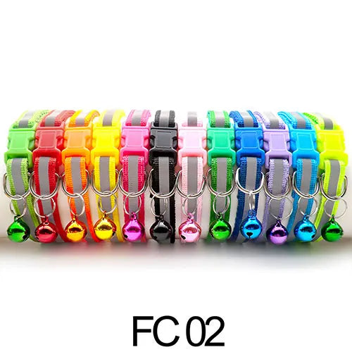 Adjustable Cat Collar with Bell Puppy Kitten Collar Wholesale