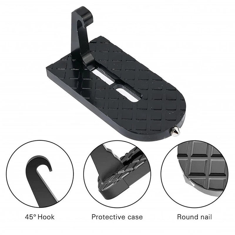 Automatic door assist pedal universal lock hook alloy