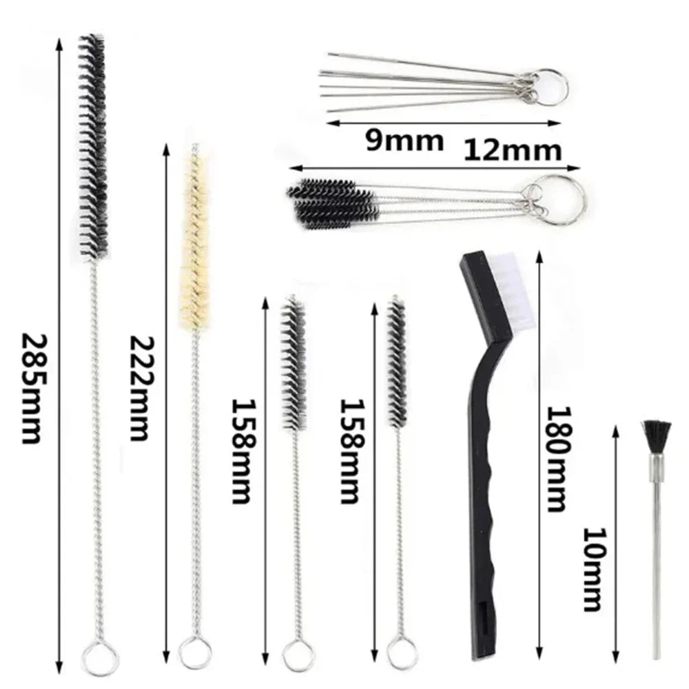Juego de cepillos de limpieza de PISTOLA DE PULVERIZACIÓN profesional, Kit de l