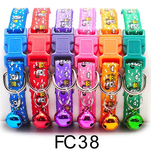 Adjustable Cat Collar with Bell Puppy Kitten Collar Wholesale