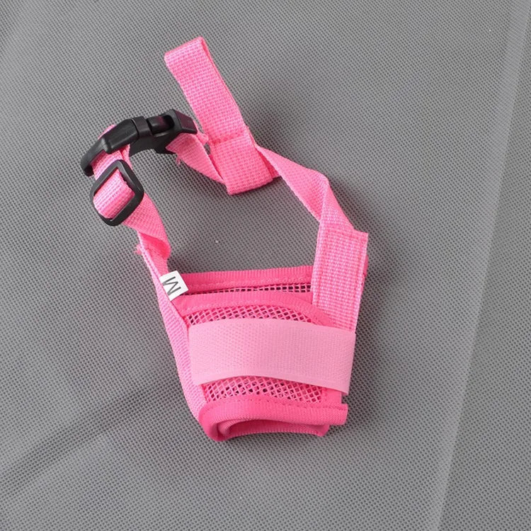 Anti Bark Muzzle for Small Large Dogs Adjustable Mesh Muzzles