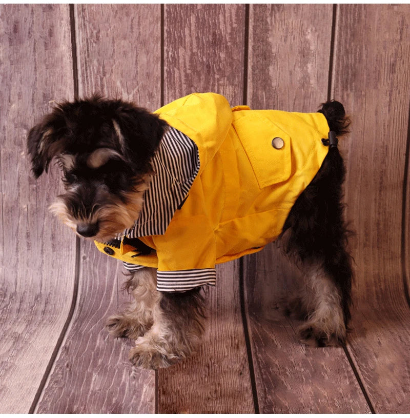 Chubasquero impermeable para perros grandes, chaqueta a prueba de viento para ma