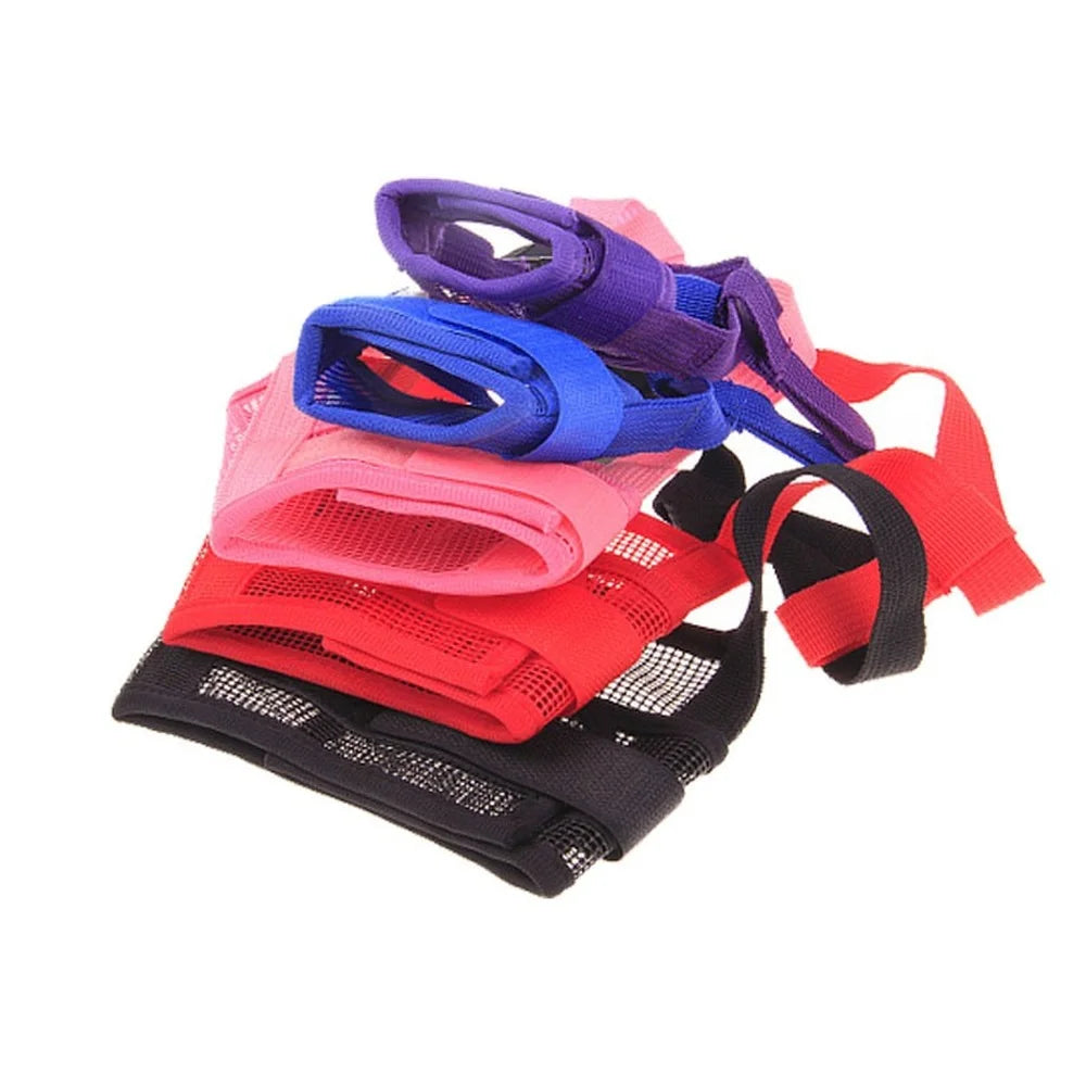 Anti Bark Muzzle for Small Large Dogs Adjustable Mesh Muzzles