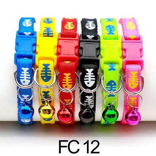 Adjustable Cat Collar with Bell Puppy Kitten Collar Wholesale