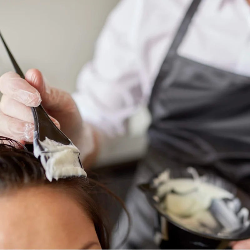 Juego de brochas desechables para teñir el cabello, pinzas para la oreja, cuenc