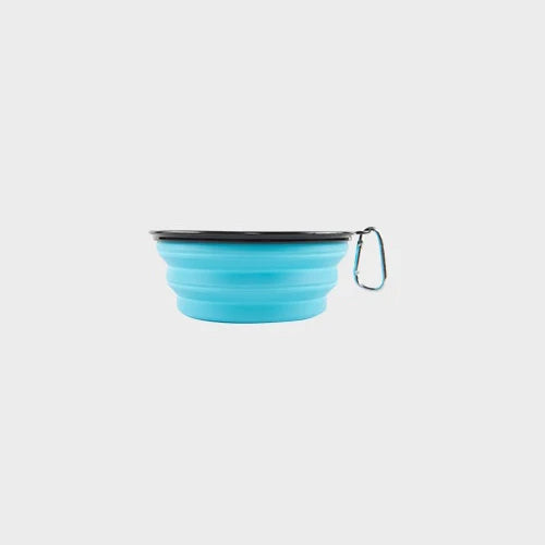 Cuenco de agua plegable de silicona para perros y gatos, cuenco para mascotas, c