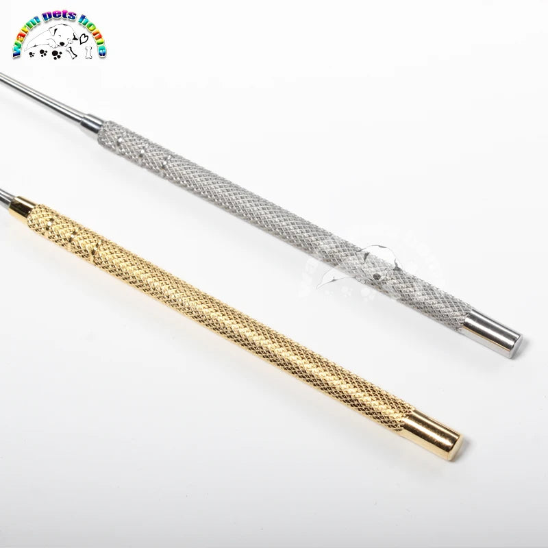 Gancho uterino para animales, perro, gato, ovario, Spay, Snook, gancho de 172mm,
